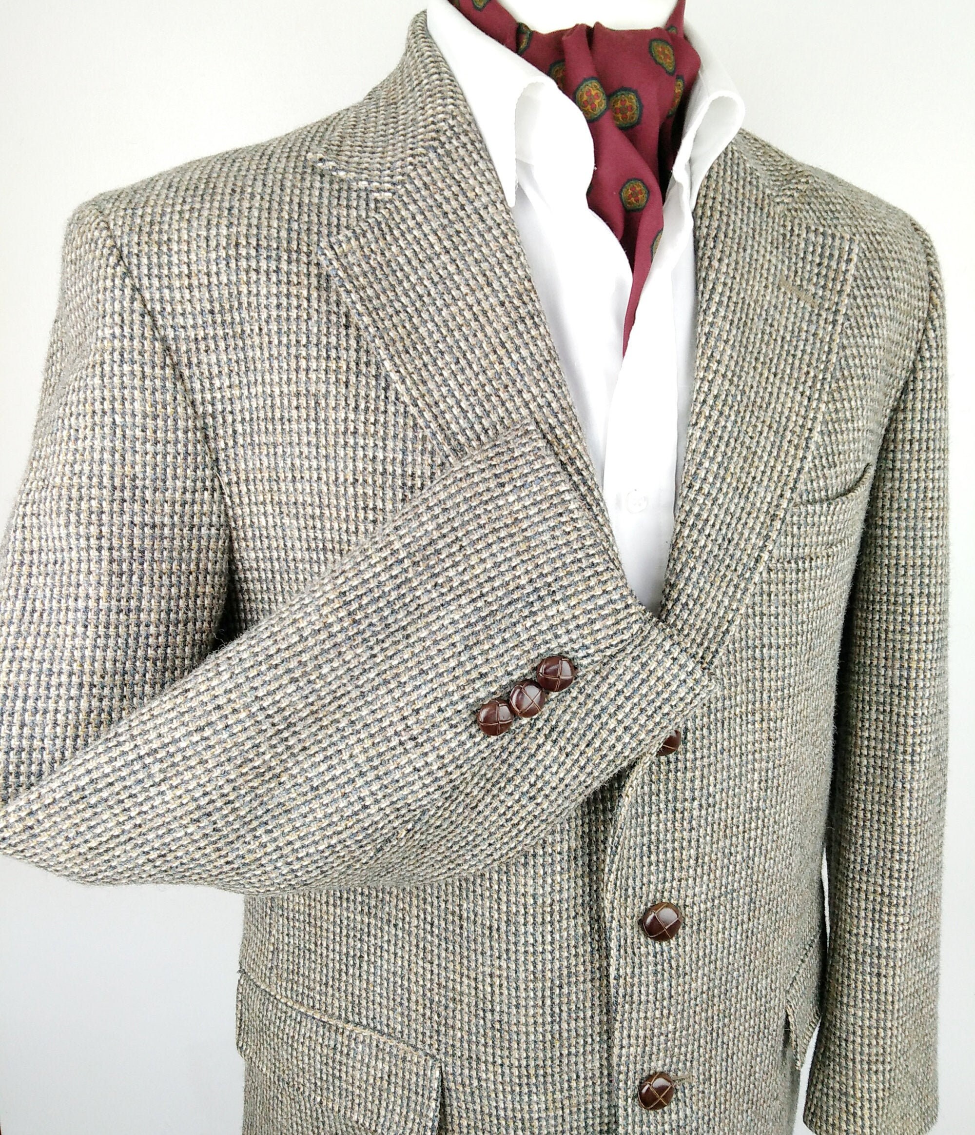Image of Harris Tweed Orvis Blazer Jacket Sport Coat Size 40 S | To Fit Chest 40" Short