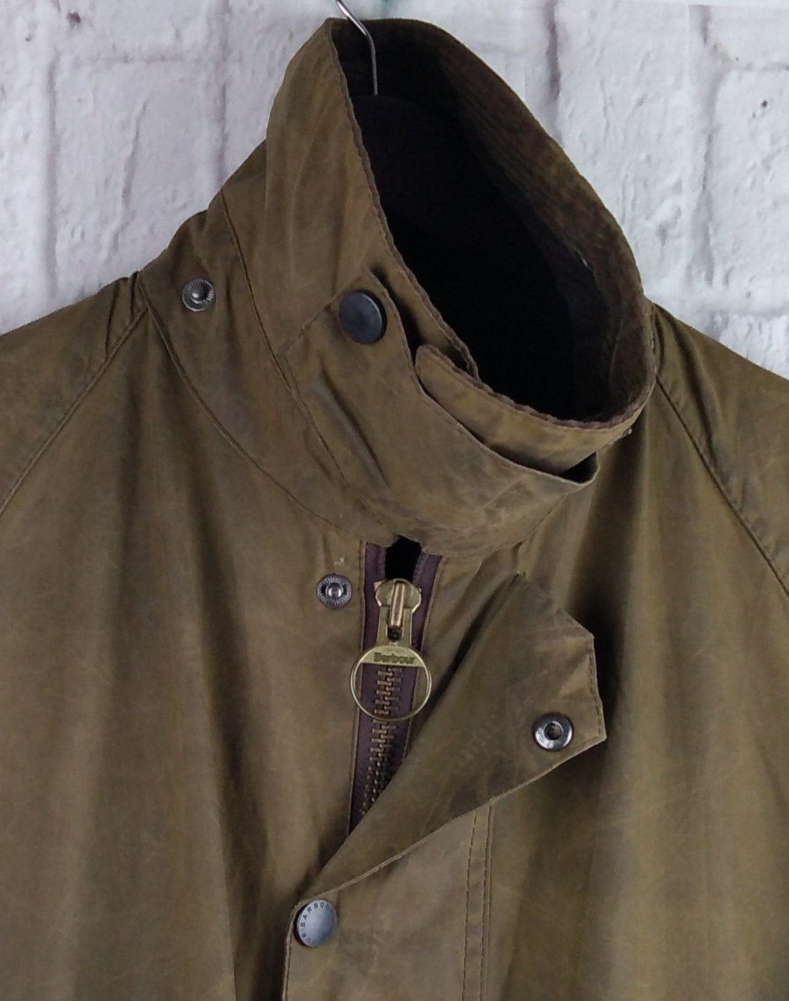 Barbour Classic Beaufort Cera Chaqueta A830 Marrón Algodón | Etsy