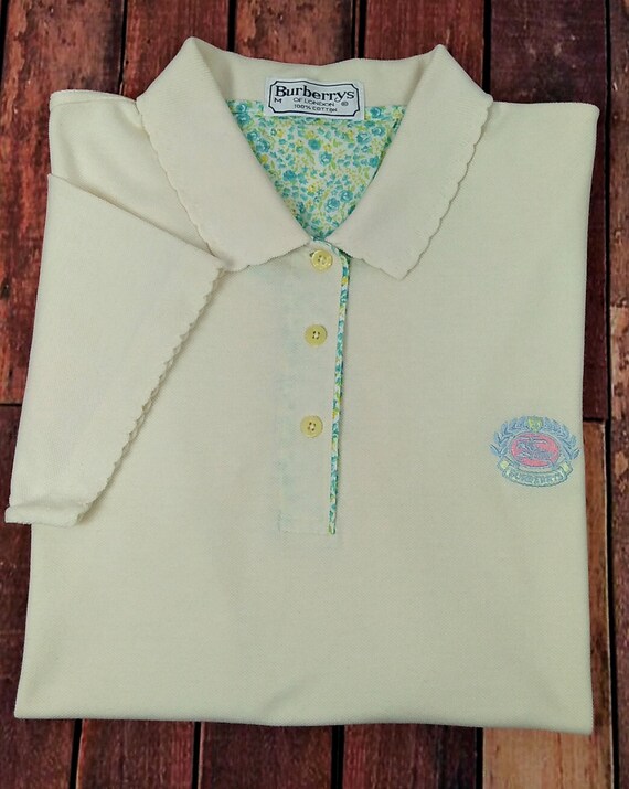 burberry polo womens green