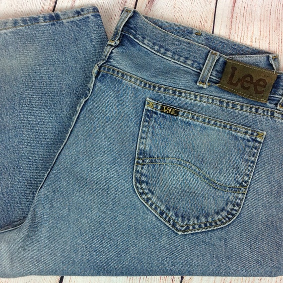 lee stone washed jeans