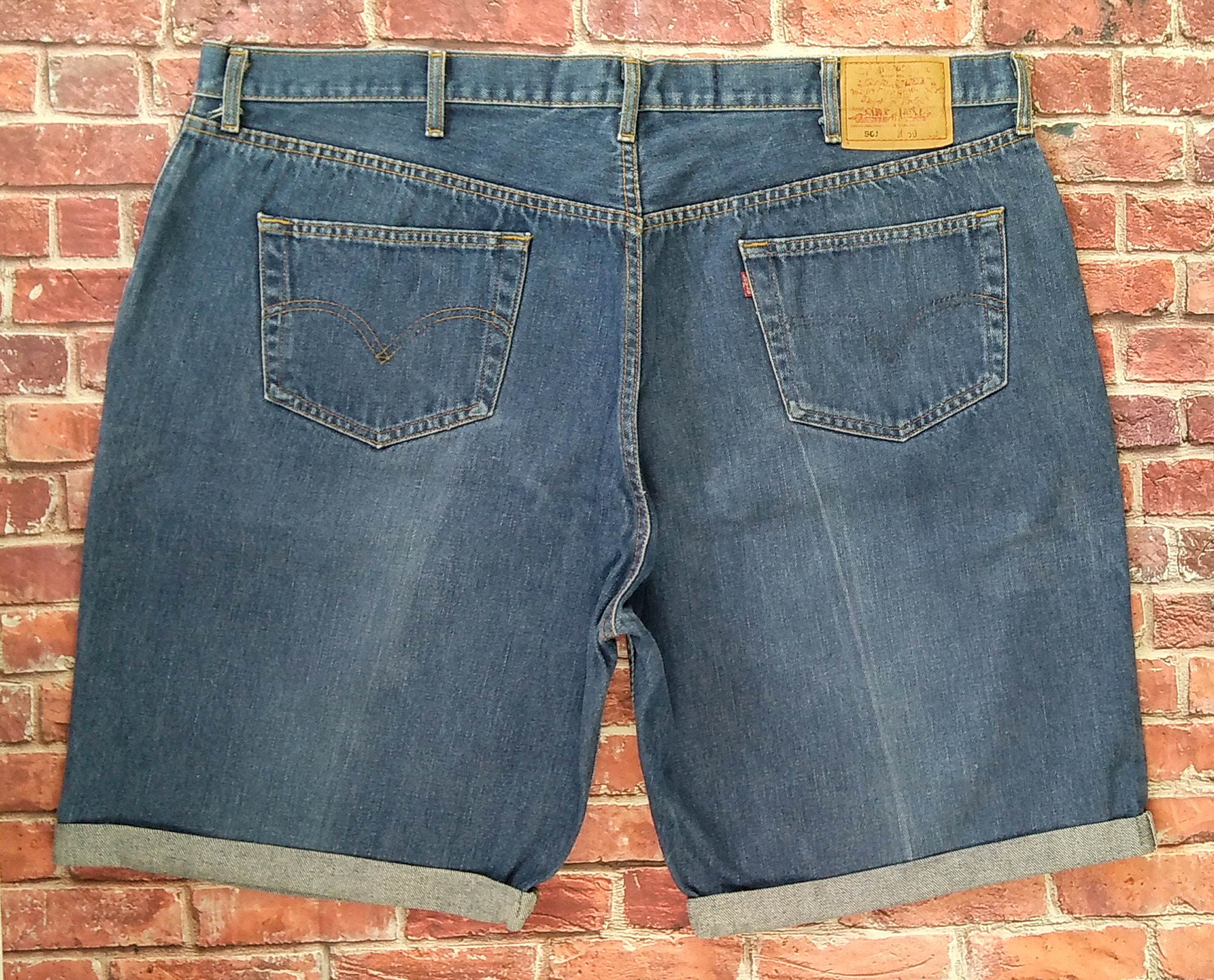Image of Vintage Levis 501 Denim Shorts W45 - Blue Usa Made 90S