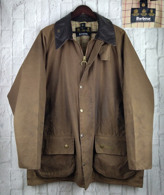 Barbour SMU Beaufort Wax Jacket Light Brown Waxed