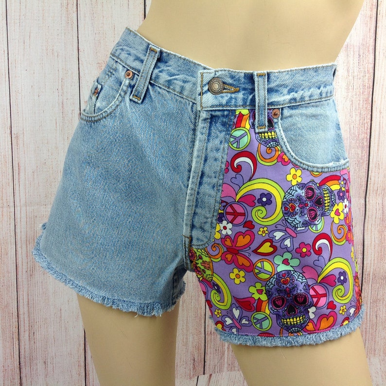 levi shorts high rise