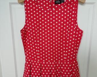 50&#39;s style polka dot dress