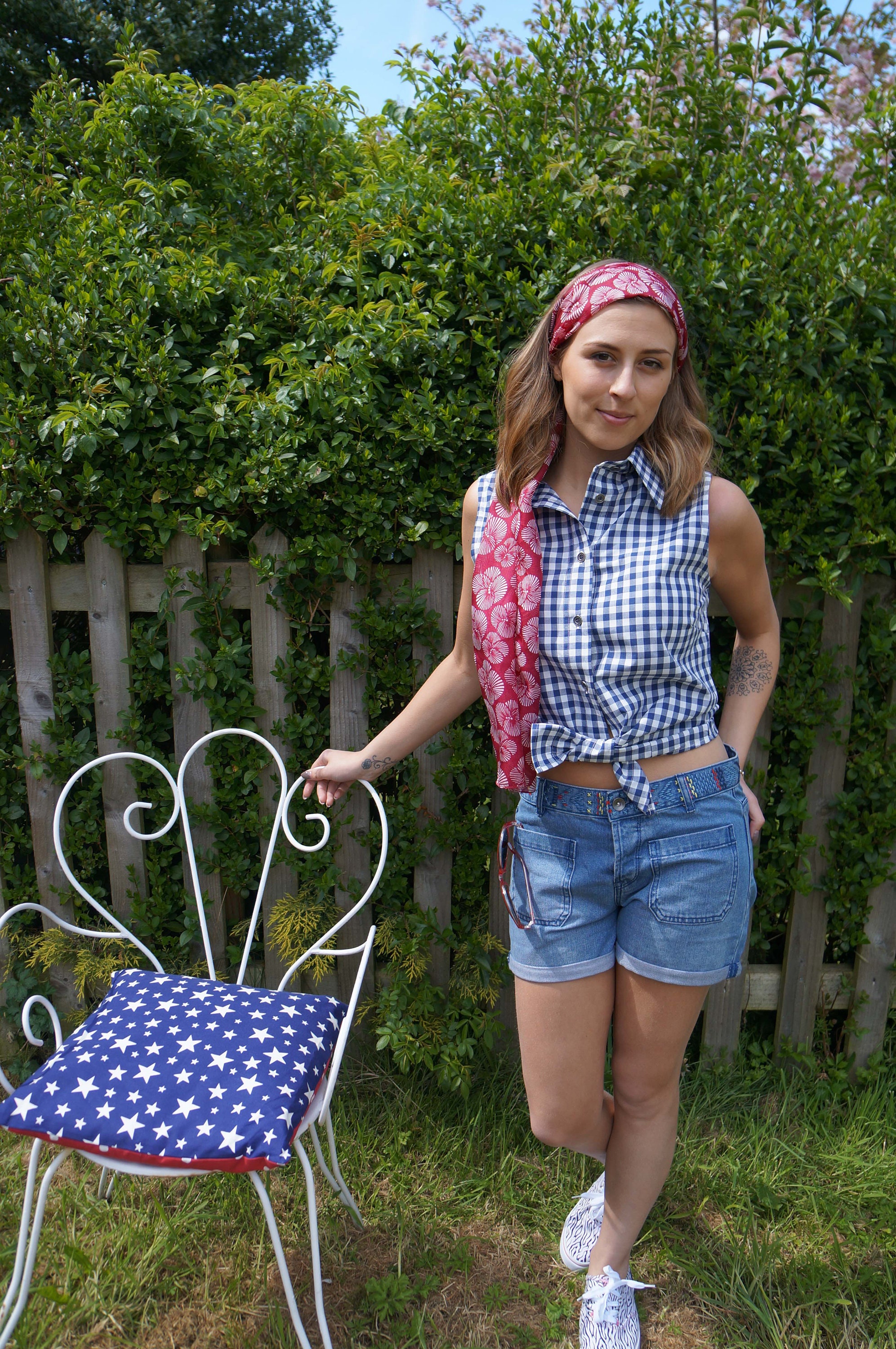 express gingham shirt