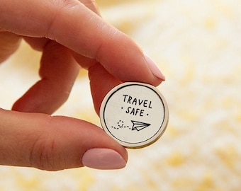 Pocket Token Keepsake 'Travel Safe'