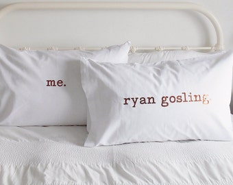 Personalised Name Pillow Case Set