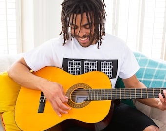 Guitar Chords 'Dad' Men's Tshirt