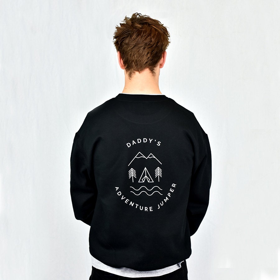 Image of Men's Personalised Name Adventure Sweatshirt Jumper