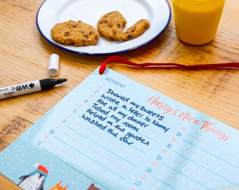 Personalised Children's Nice List Advent Calendar
