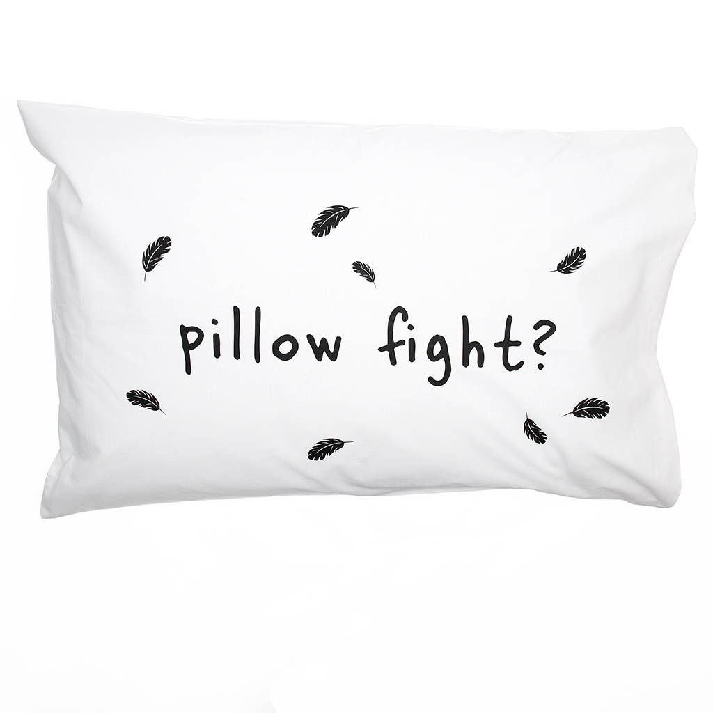 Pillow Fight/bring It On Pillow Case Set Bedding Pillow - Etsy