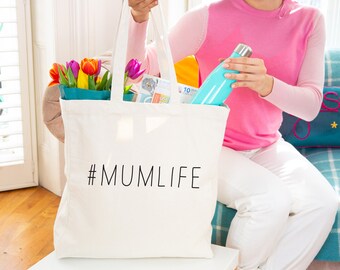 Mum Tote Shopping Bag 'Mum Life'