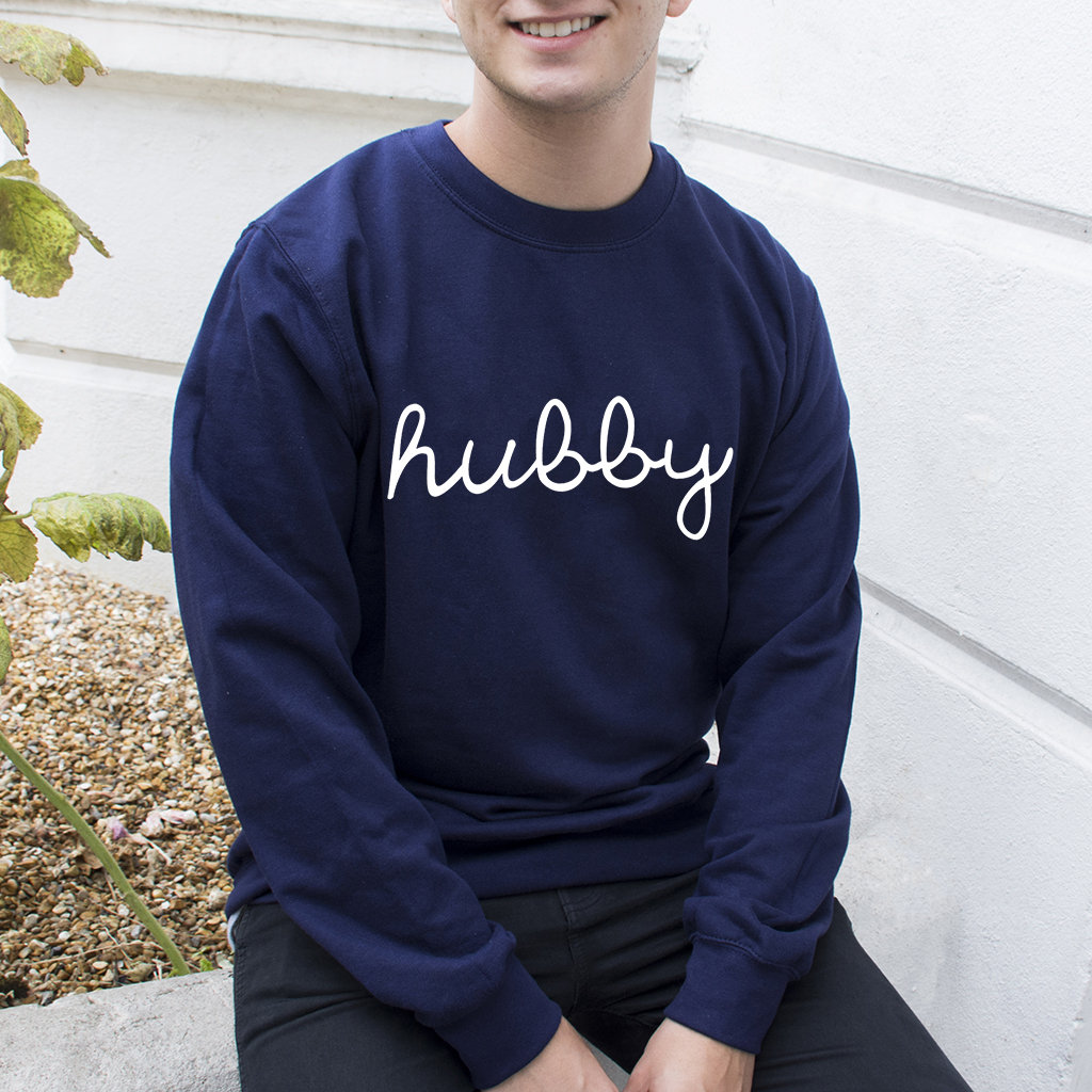 Image of Husband "Hubby' Men's Sweatshirt Jumper