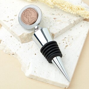 40th Birthday 1986 Penny Coin Bottle Stopper