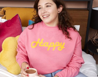 Happy Ladies Sweatshirt Jumper