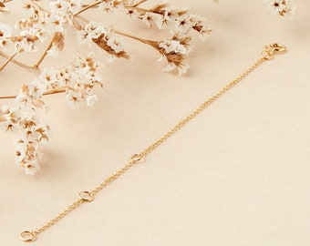Gold Plated Necklace Extender Chain