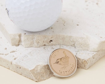 Marcador de golf Farthing Coin de 1920 a 1956