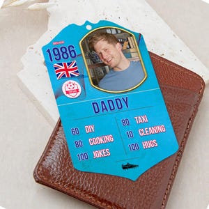 Personalised Father's Day Football Card