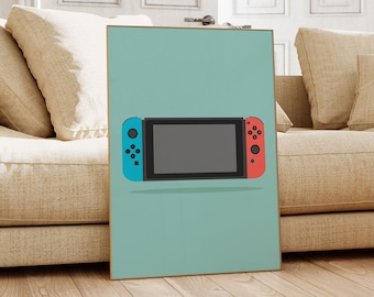 Video Game Print, Game Room Art, Gaming Print, Game Room Decor, Gaming Art, Video Game Controller Print, Gift for Gamer