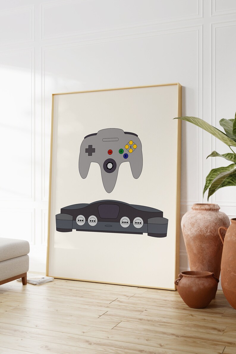 Video Game Art Set of 3 Gaming Prints Rec Room Art Game Etsy