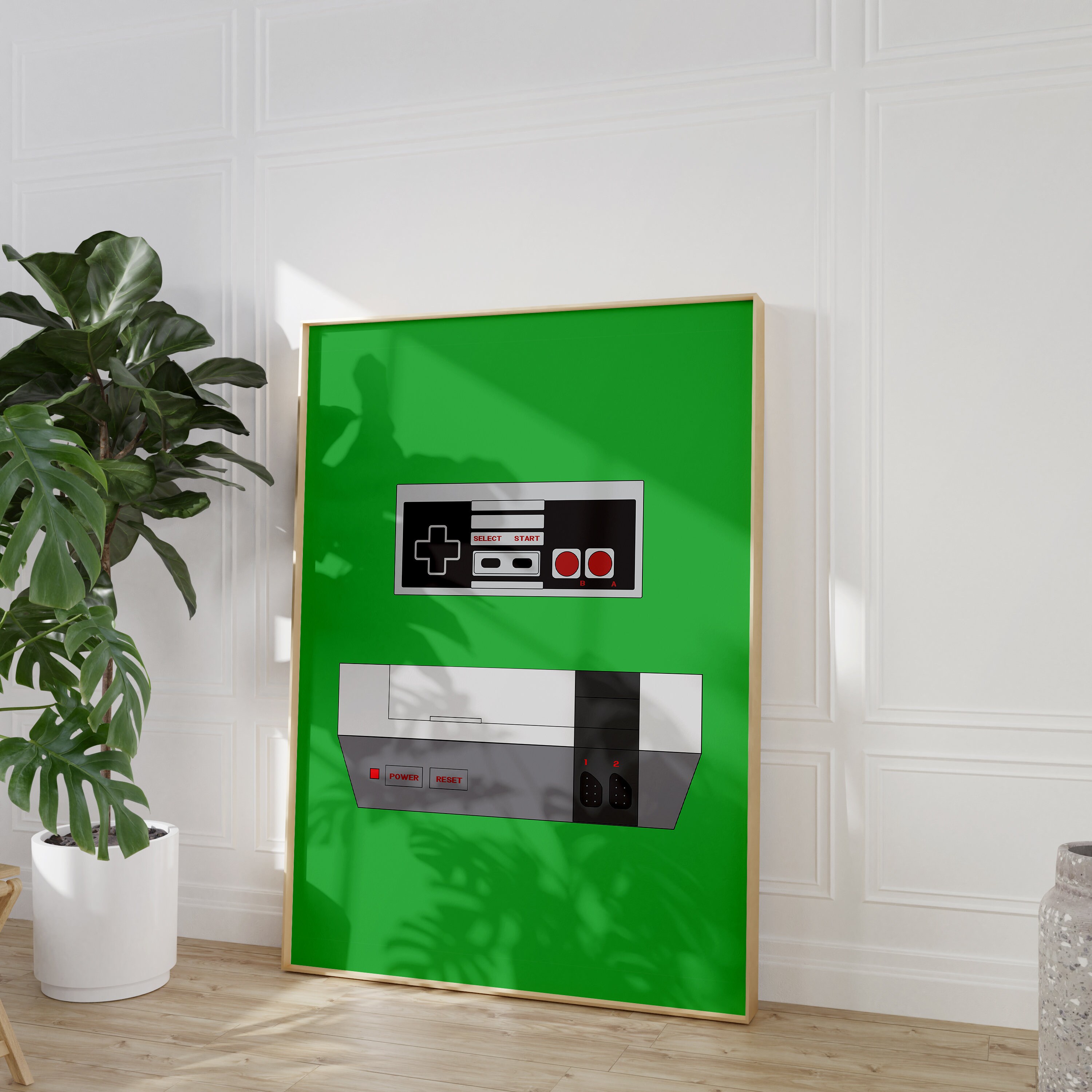 Retro Gaming Art PRINTABLE ART 90s Art Print Video Game Etsy