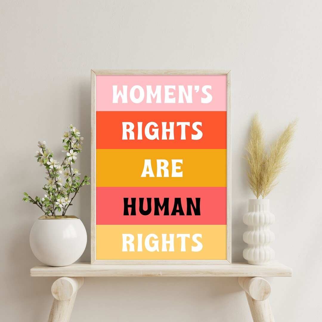Women's Rights Art Print Pro Choice Feminism Print Etsy