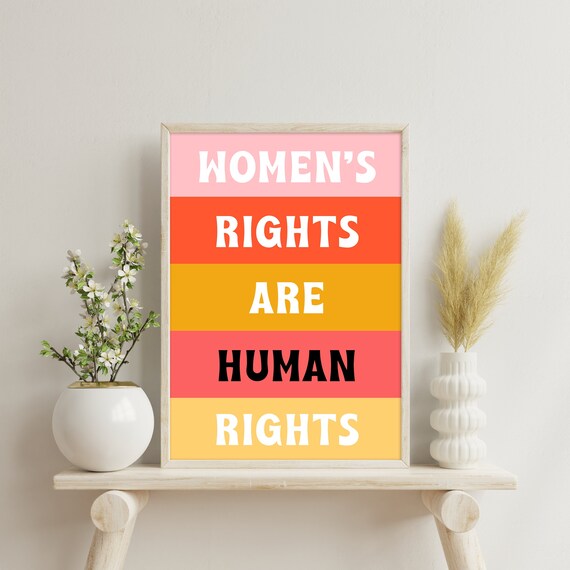 Women's Rights Art Print Pro Choice Feminism Print Etsy