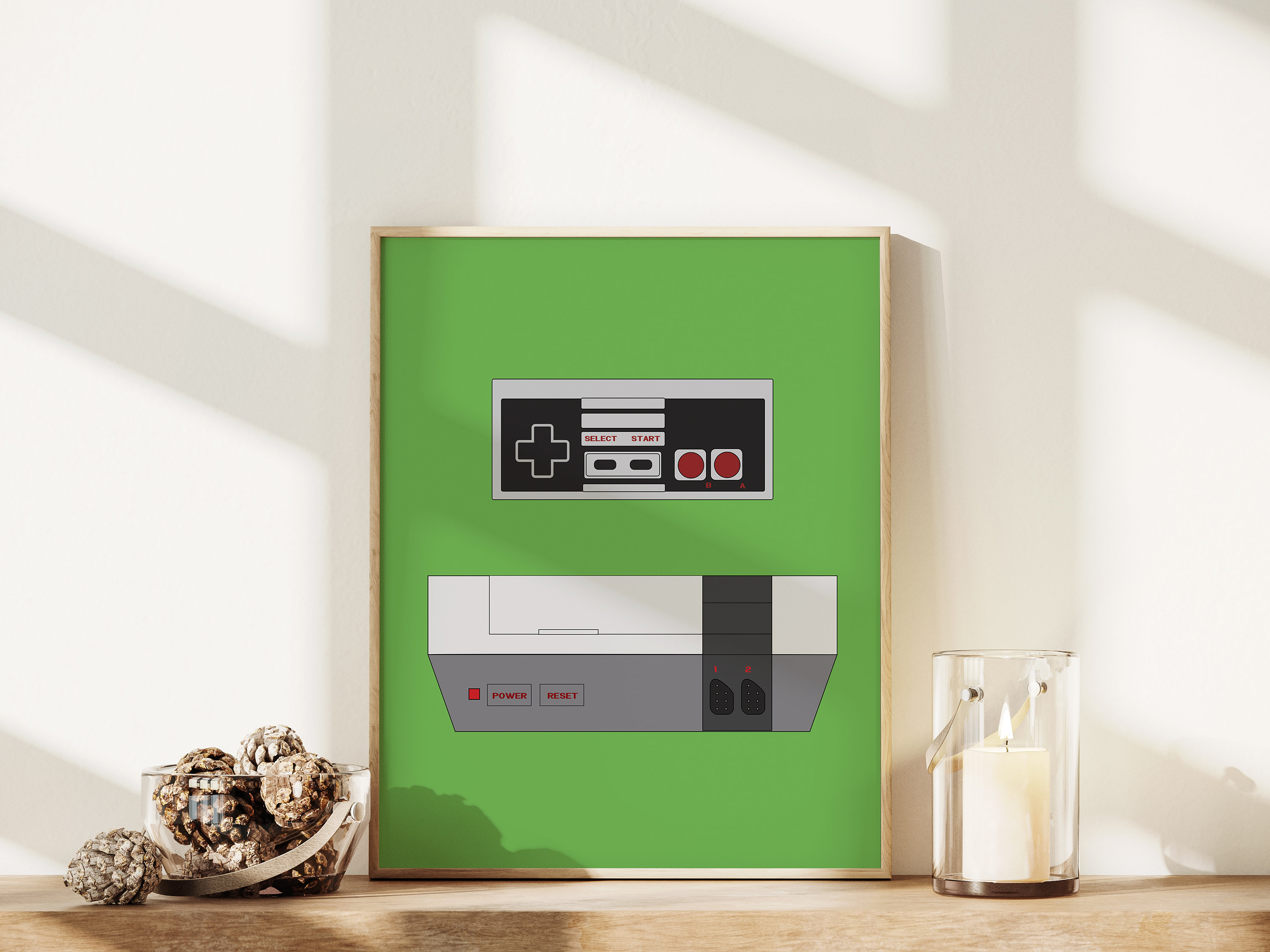 Retro Gaming Art PRINTABLE ART 90s Art Print Video Game Etsy