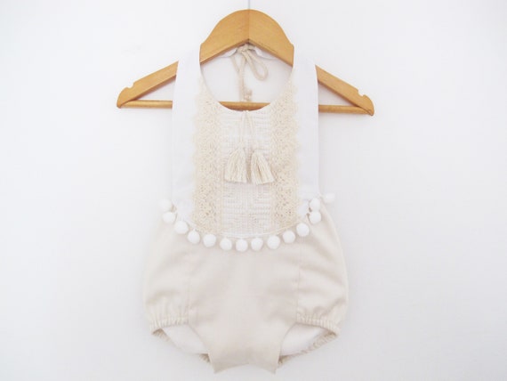 baby girl boho romper