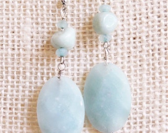 Amazonite Statement Earrings