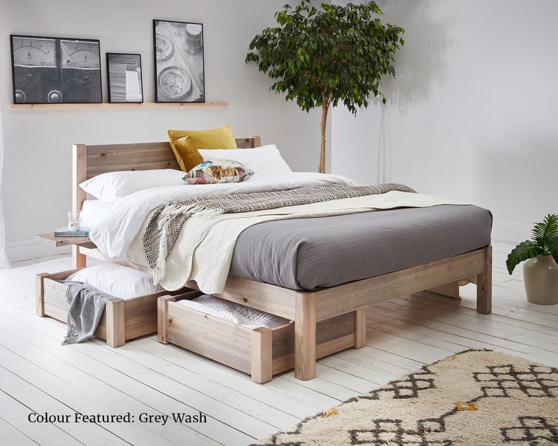 White Knight Space Saver Wooden Bed Frame By Get Laid Beds