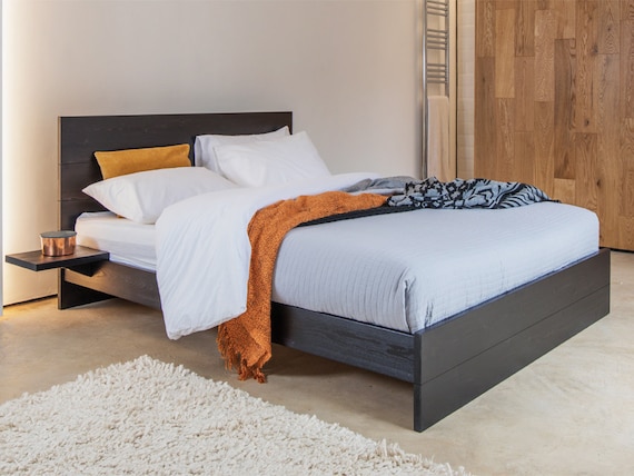 Timber Floating Bed Frame: Expert Craftsmanship and Durability 1 Timber Floating Bed Frame: Expert Craftsmanship and Durability