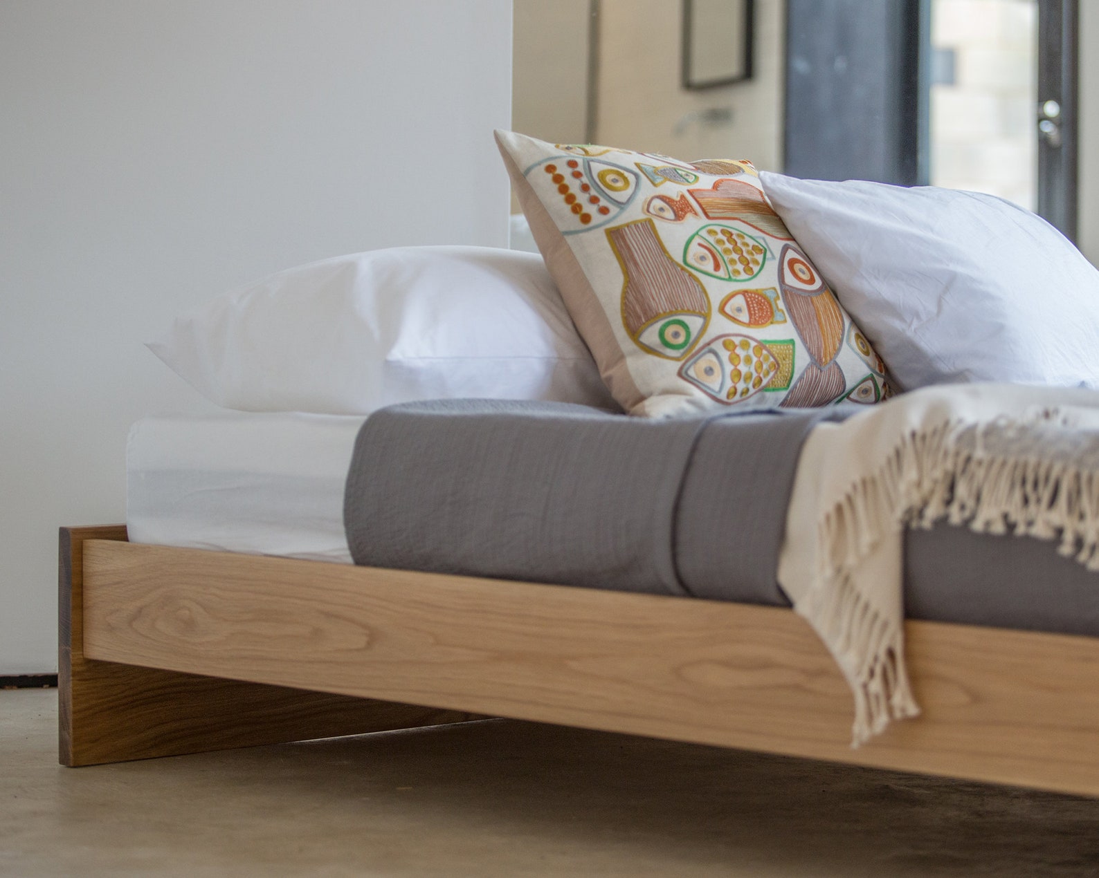 Enkel Platform Wooden Bed Frame no Headboard by Get Laid Etsy UK