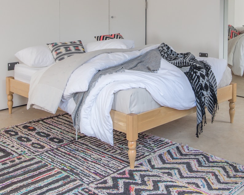 Platform turned Leg Option Wooden Bed Frame by Get Laid Beds Etsy UK