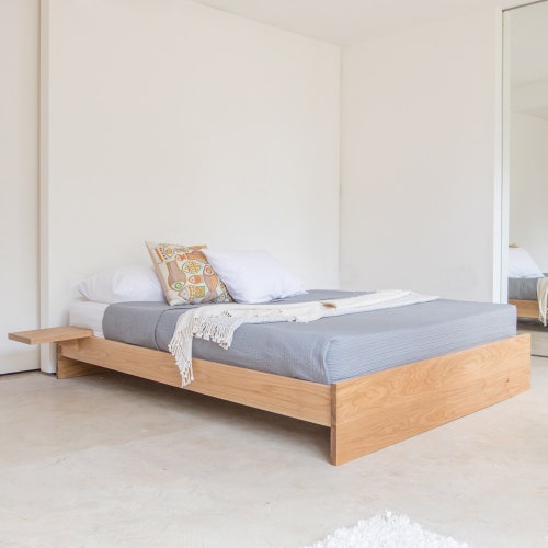 Floating Wooden Bed Frame by Get Laid Beds Etsy