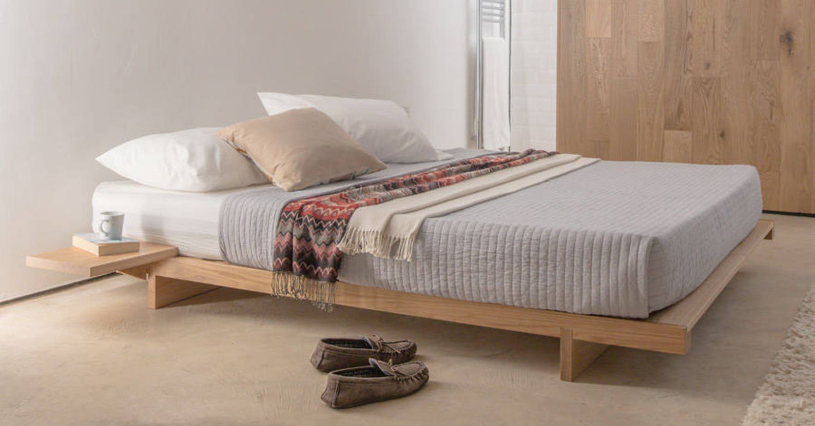 Low Fuji Attic Platform Wooden Bed Frame by Get Laid Beds Etsy