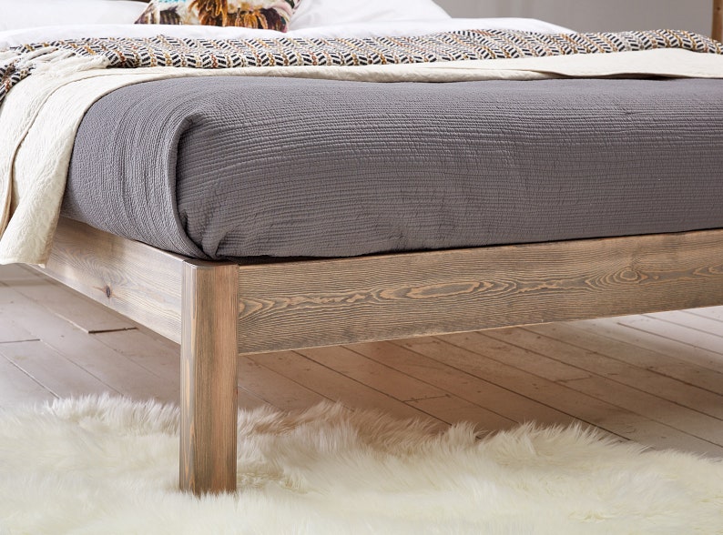 Platform space Saver Wooden Bed Frame by Get Laid Beds Etsy