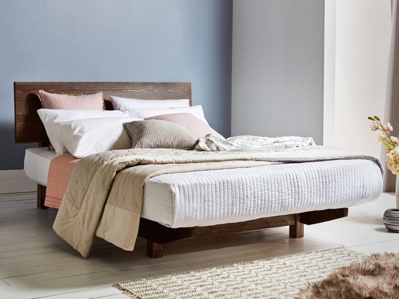 Floating Wooden Bed Frame by Get Laid Beds image 1