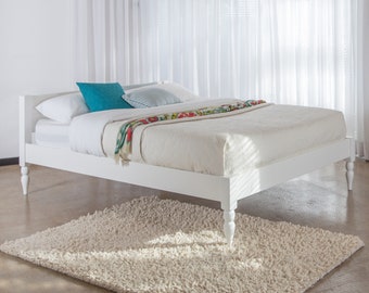 White Knight (Turned Leg Option) Wooden Bed Frame by Get Laid Beds