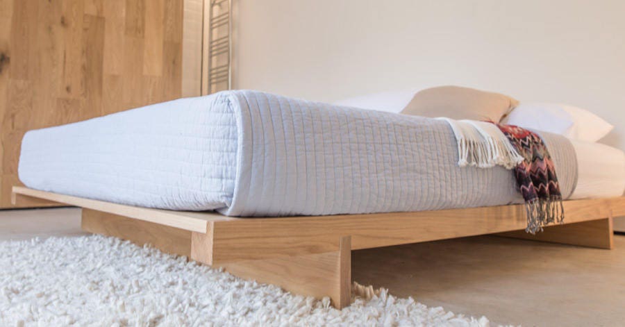 Low Fuji Attic Platform Wooden Bed Frame by Get Laid Beds Etsy