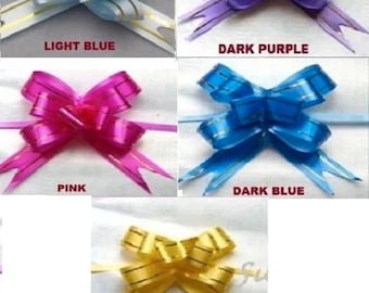 Pack of 20 Small Poly Pull Bows
