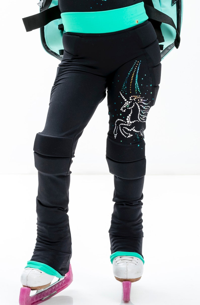 Unicorn Crash Pants. Figure skating padded training pants Etsy