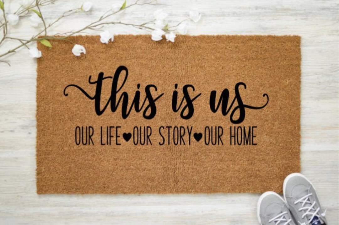 This is Us Custom Doormat Personalized Doormat Wedding Etsy
