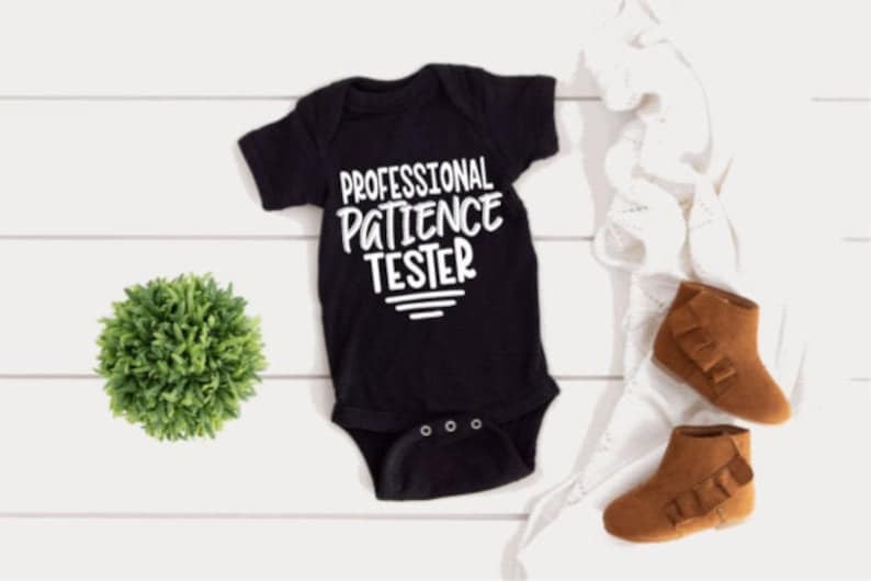 Professional Patience Tester Onesie Funny Onesie Christmas Onesie Sarcastic Onesie Christmas Toddler Mother/'s Day Gift Toddler Shirt