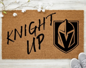 Golden Knights Doormat | Hockey Doormat | Housewarming Gift | New Home Gift | Custom Doormat | VGK Doormat | Vegas Doormat | Custom Doormat