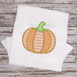Thanksgiving Kürbis Applikation Embroidery Design Instant Download - LLA0097