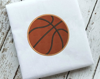 Basketball Applique Embroidery Design Instant Download - 0046
