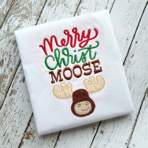 Merry Christ Moose T-Shirt Merry Christ Moose T-Shirt