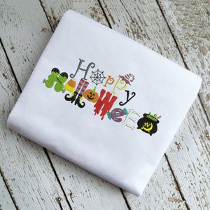 Halloween, Trick or Treat, Happy Halloween, Applique Embroidery Design, Cute Halloween Saying, So cute Halloween applique image 1