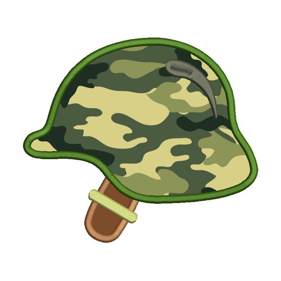 Army helmet embroidery design Soldier helmet embroidery Machine embroidery design Army Helmet Applique Design Soldier helmet applique